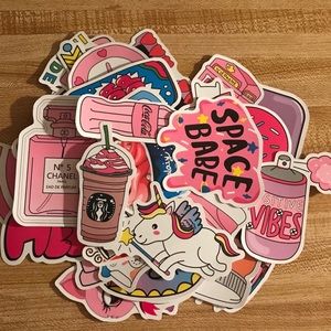 50pc Girl Sticker Lot